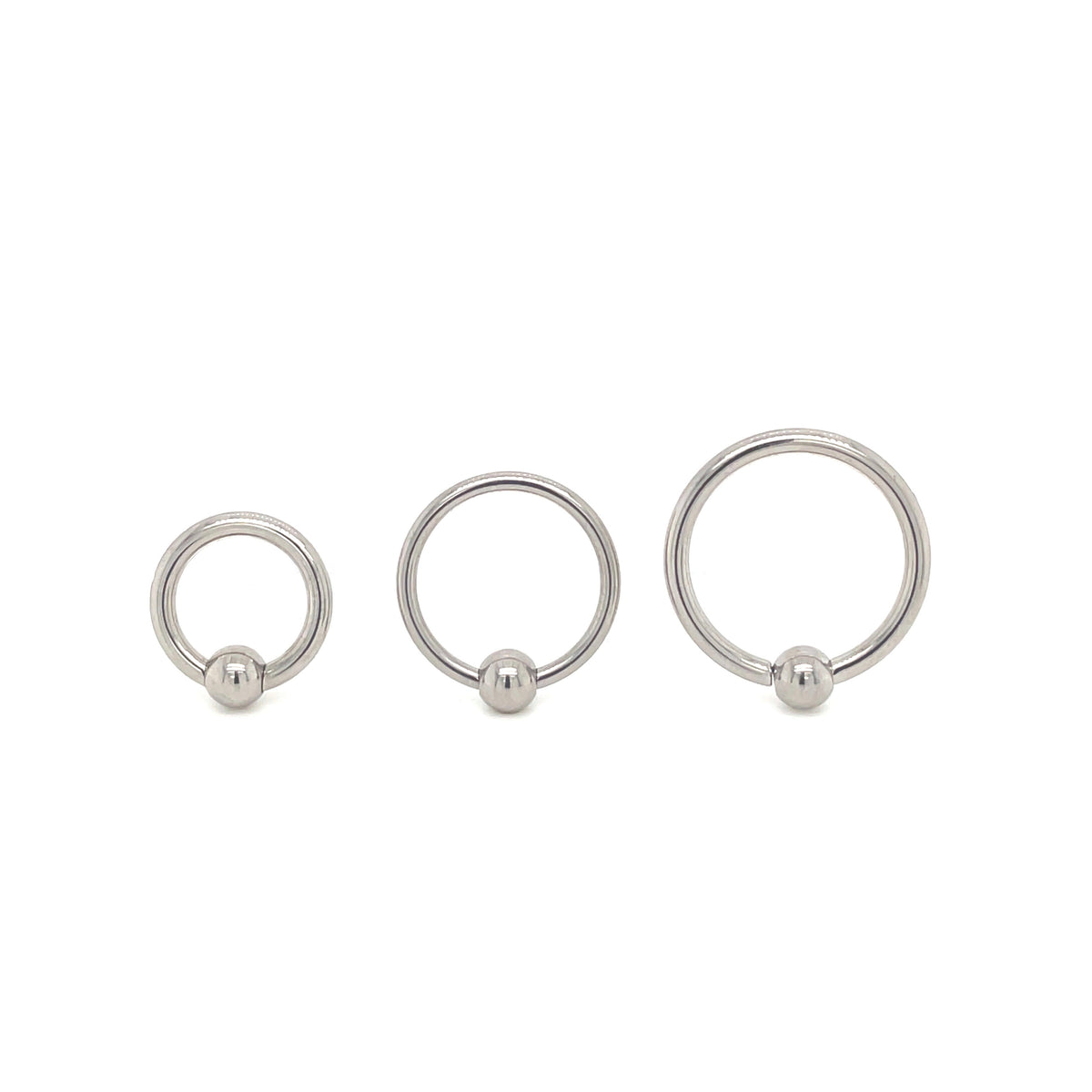 Buy Dynamique Basic Captive Bead Rings from 20g to 00g 316L Surgical Steel  at Amazon.in